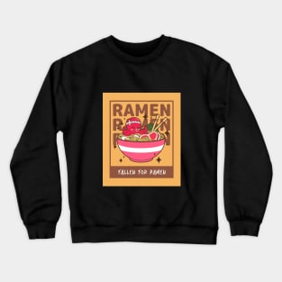 Cute Octopus Fallen For Ramen Crewneck Sweatshirt